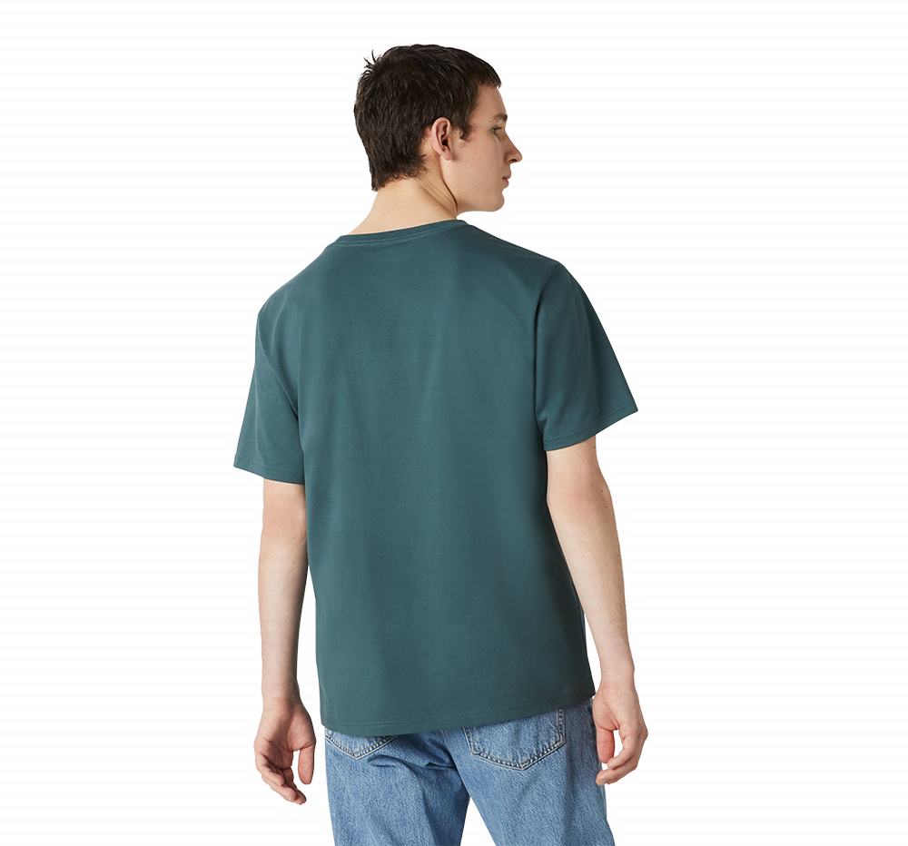 Camiseta Converse Twisted Varsity Logo Homem Verdes Escuro 970265CDN